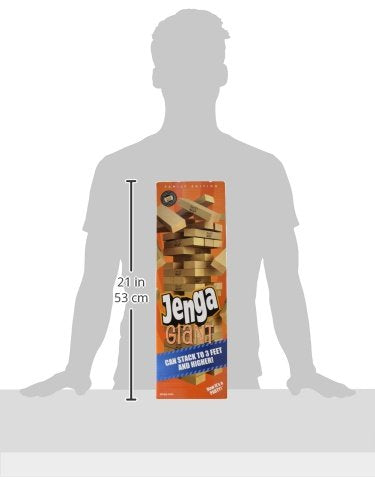 Jenga Giant Family Hardwood Game - Ivanna & Pau - Juguetes, material didactico y productos para niños y el bienestar familiar