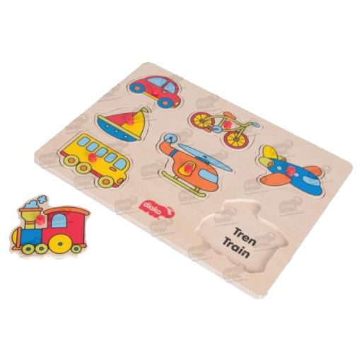 ROMPECABEZAS TRANSPORTES - Ivanna & Pau - Juguetes, material didactico y productos para niños y el bienestar familiar
