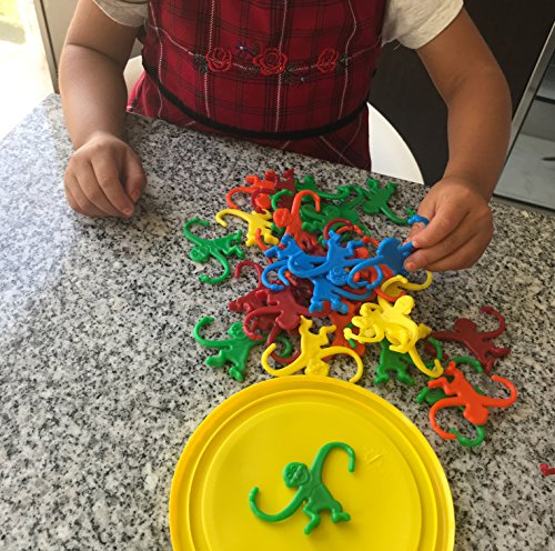 Juego de Changuitos. Juguete Didáctico. 100 Piezas. Barril de Monos - Ivanna & Pau - Juguetes, material didactico y productos para niños y el bienestar familiar