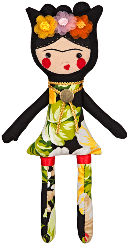 Muñeca Frida - Ivanna & Pau - Juguetes, material didactico y productos para niños y el bienestar familiar
