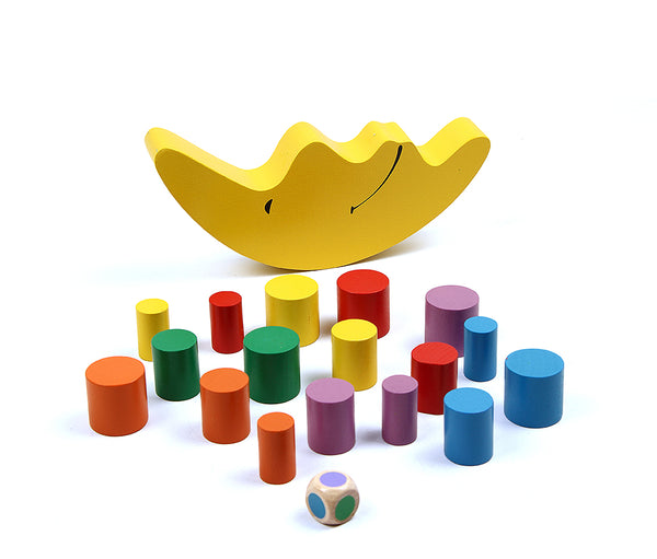 Balanza tipo Luna con cilindros - Ivanna & Pau - Juguetes, material didactico y productos para niños y el bienestar familiar